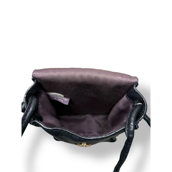Kooba Dionne Phone Crossbody Black Leather Bag